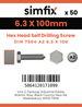 Simfix product label - 7504KA263100-T