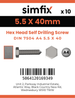 Simfix product label - 7504KA455040-D
