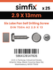 Simfix product label - 7504MA229013T-D