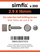 Simfix product label - 7504MA229016T-T