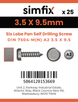 Simfix product label - 7504MA235009T-D