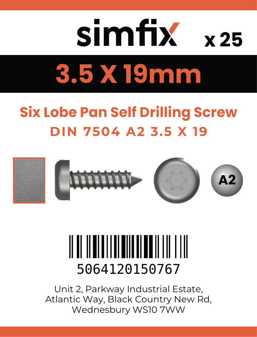 Simfix product label - 7504MA235019T-D
