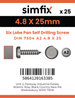 Simfix product label - 7504MA248025T-D