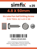 Simfix product label - 7504MA248050T-D