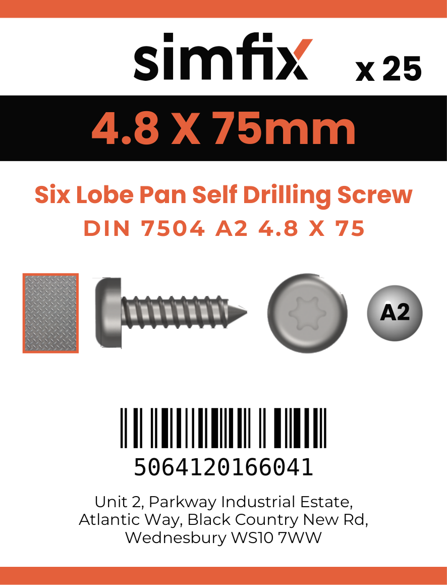 Simfix product label - 7504MA248075T-D