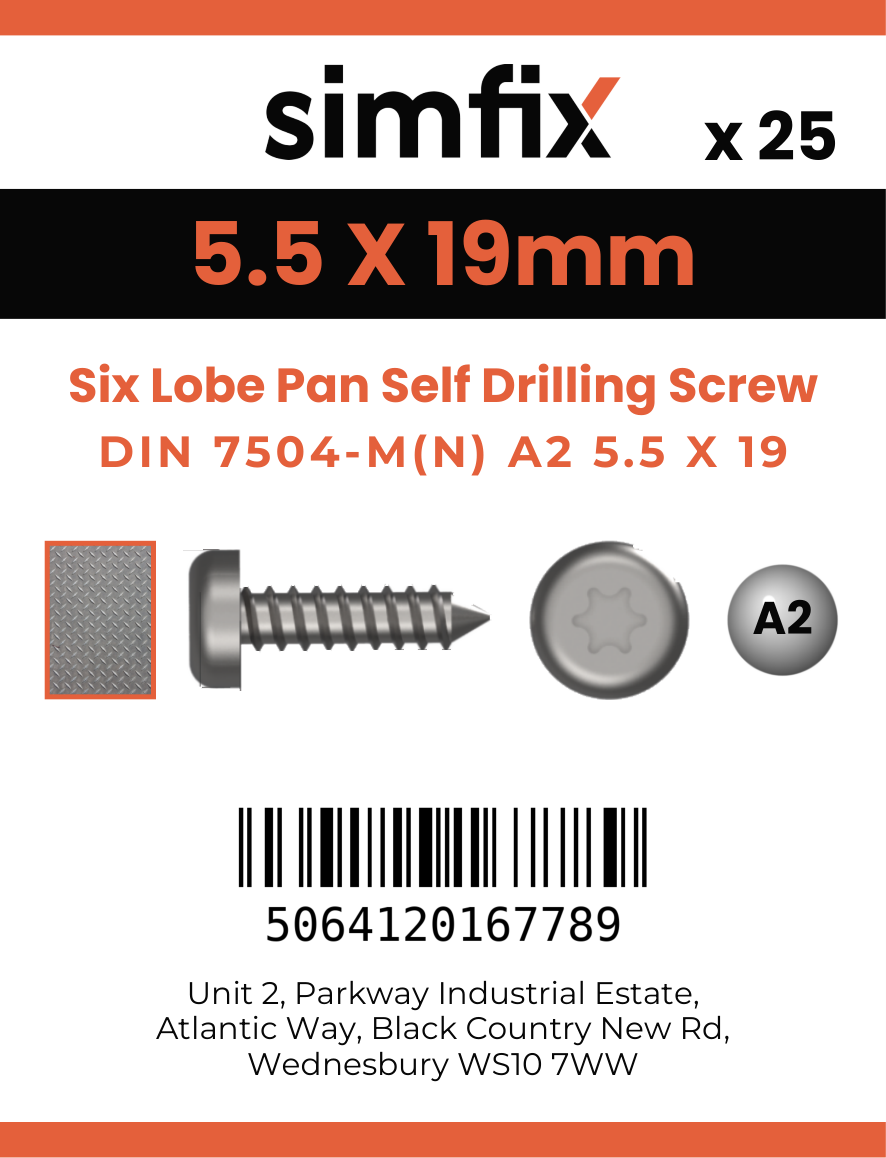 Simfix product label - 7504MA255019TX25-D