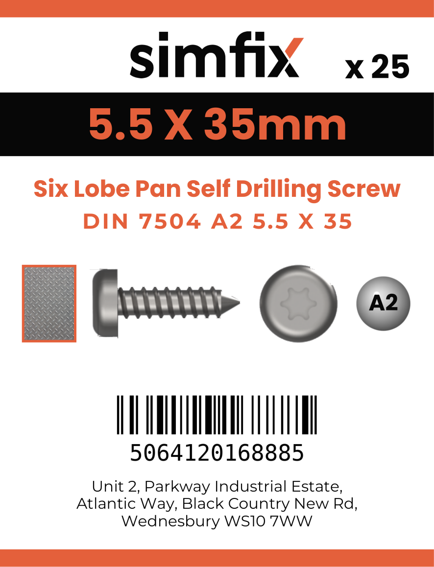 Simfix product label - 7504MA255035T-D