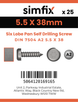 Simfix product label - 7504MA255038T-D