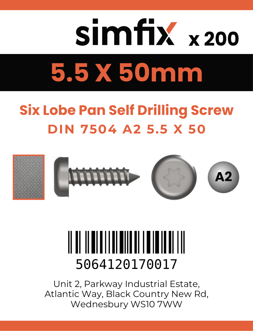 Simfix product label - 7504MA255050T-T