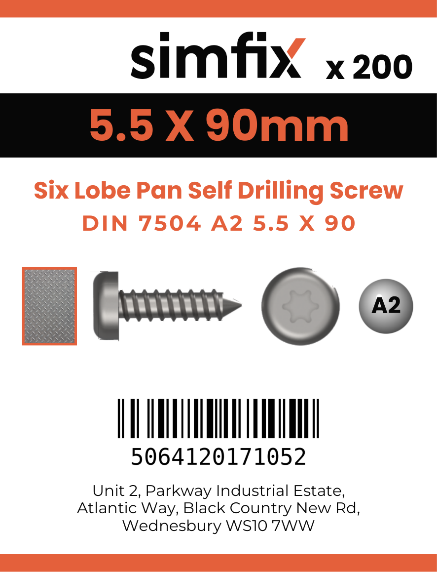 Simfix product label - 7504MA255090T-T