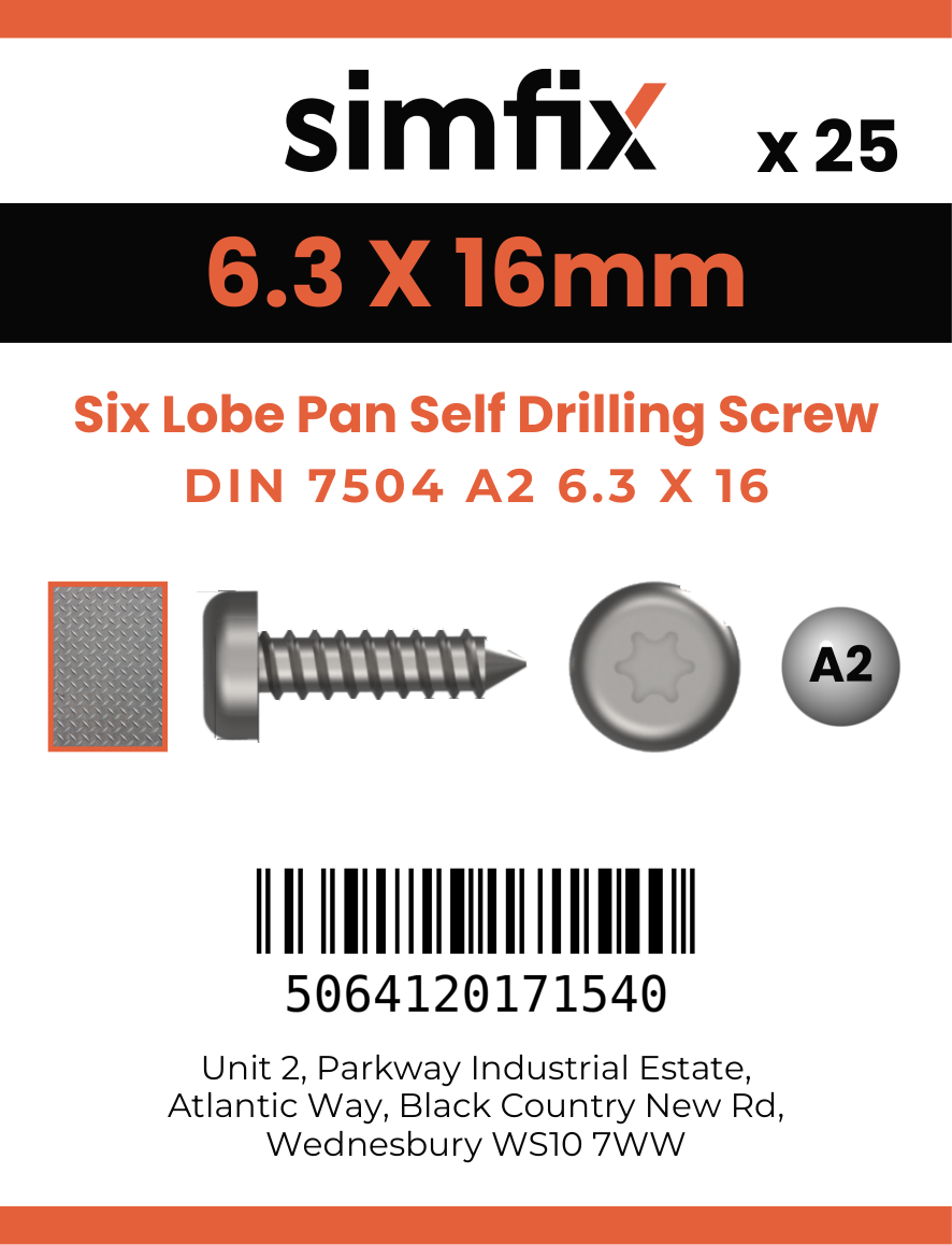 Simfix product label - 7504MA263016T-D