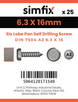 Simfix product label - 7504MA263016T-D