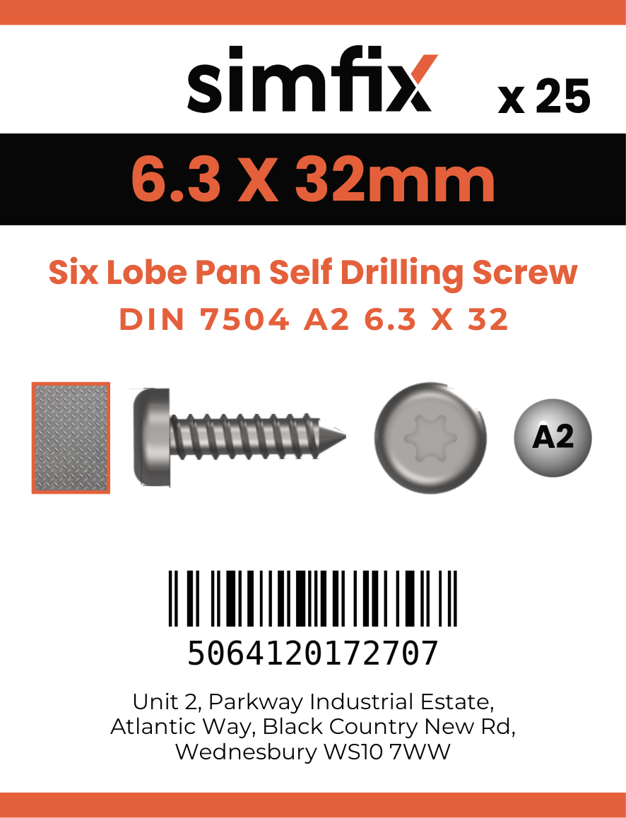 Simfix product label - 7504MA263032T-D
