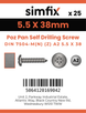 Simfix product label - 7504NA255038Z-D
