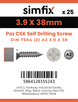 Simfix product label - 7504OA239038Z-D