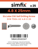 Simfix product label - 7504OA248025T-D