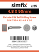 Simfix product label - 7504OA248050T-D