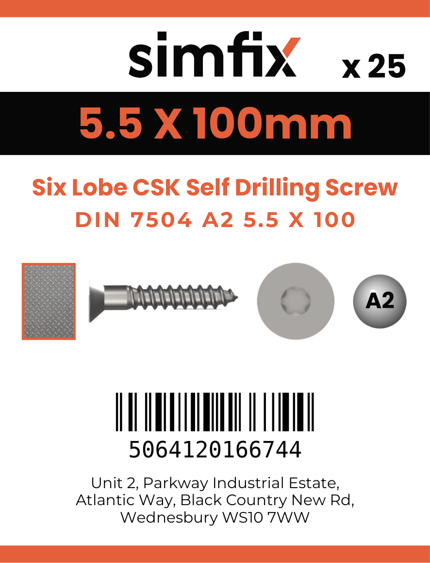 Simfix product label - 7504OA2550100T-D
