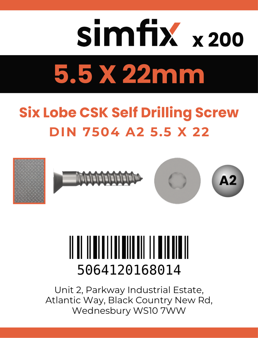 Simfix product label - 7504OA255022T-T