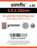 Simfix product label - 7504OA255032T-D