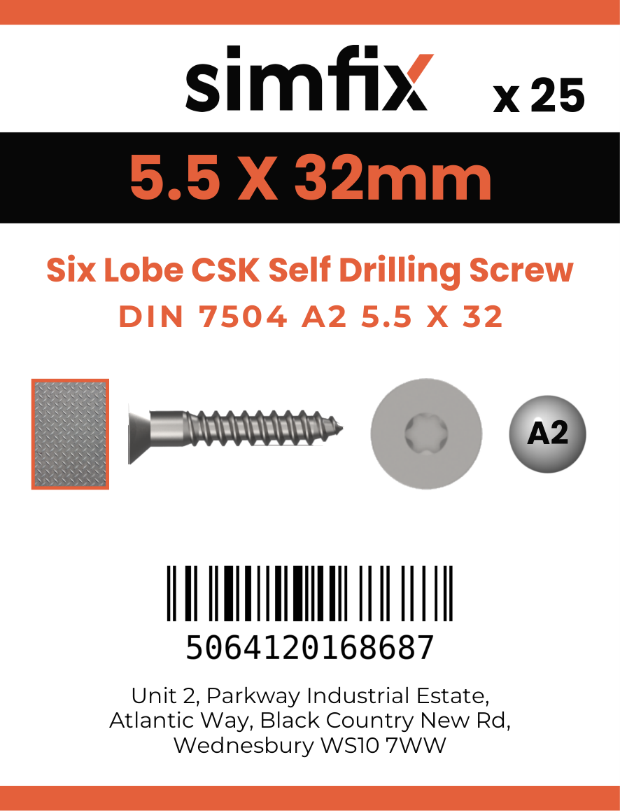 Simfix product label - 7504OA255032T-D
