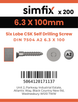 Simfix product label - 7504OA2630100T-T
