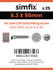 Simfix product label - 7504OA263050T-D