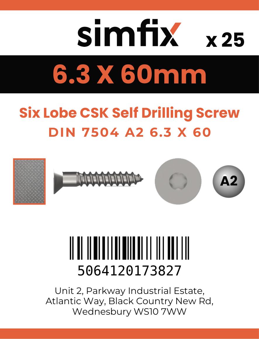 Simfix product label - 7504OA263060T-D