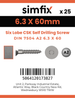 Simfix product label - 7504OA263060T-D