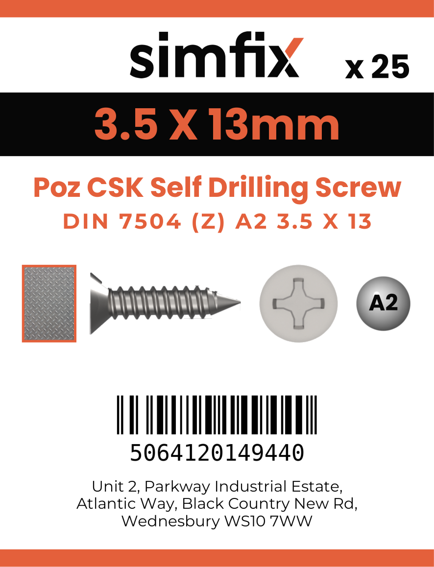 Simfix product label - 7504PA235013Z-D
