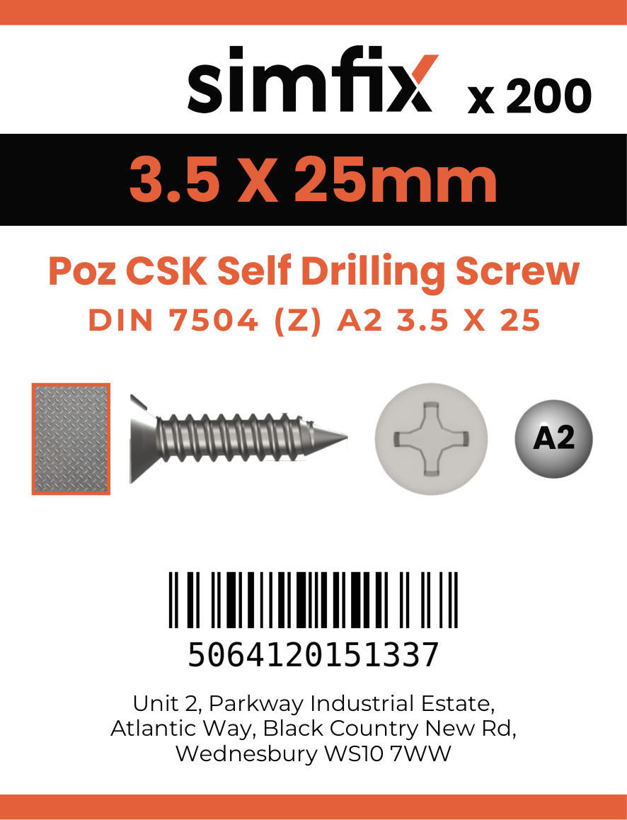 Simfix product label - 7504PA235025Z-T