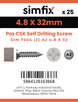 Simfix product label - 7504PA248032Z-D