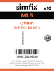 Simfix product label - 763A4015-D