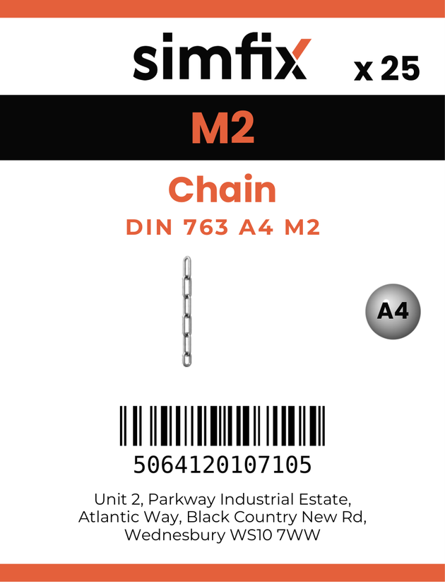 Simfix product label - 763A402-D