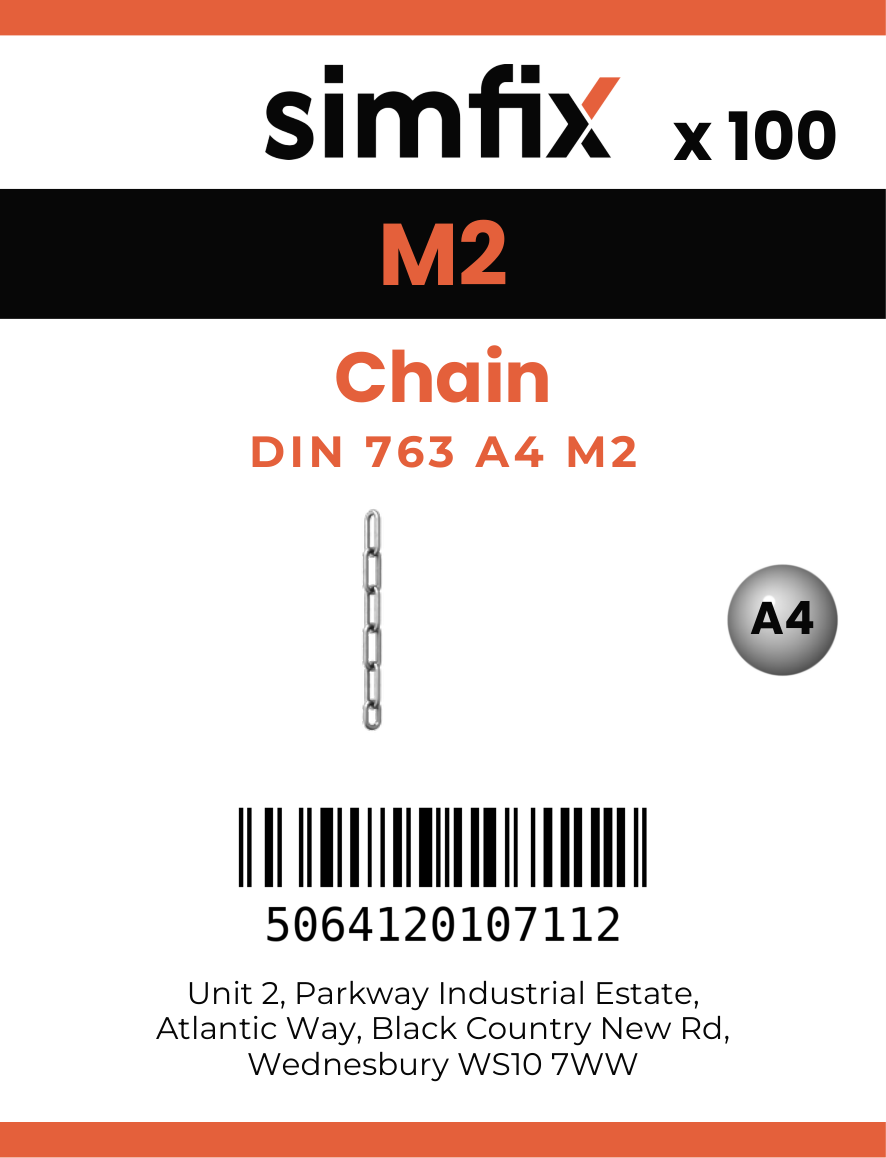 Simfix product label - 763A402-T