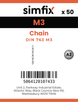 Simfix product label - 763A403-T