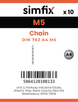 Simfix product label - 763A405-T
