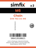 Simfix product label - 763A406-D