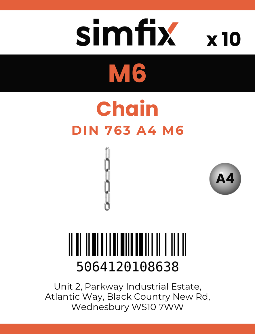 Simfix product label - 763A406-T