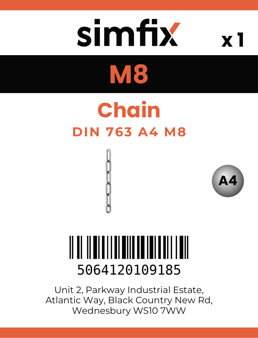 Simfix product label - 763A408-D