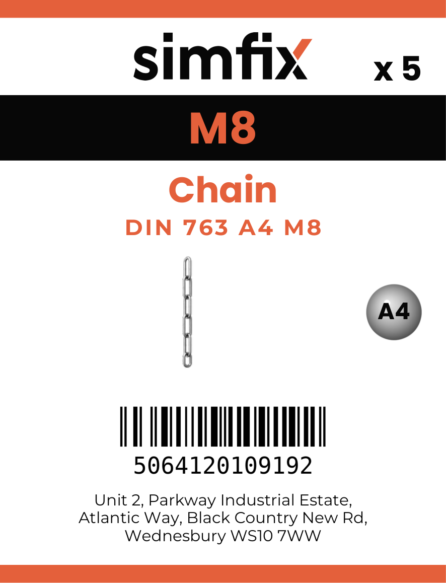 Simfix product label - 763A408-T