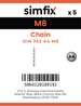 Simfix product label - 763A408-T