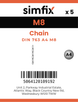Simfix product label - 763A408-T