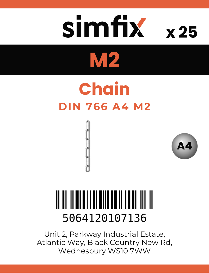 Simfix product label - 766A402-T
