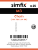 Simfix product label - 766A403-T