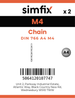Simfix product label - 766A404-D