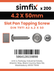 Simfix product label - 7971CA242050-T