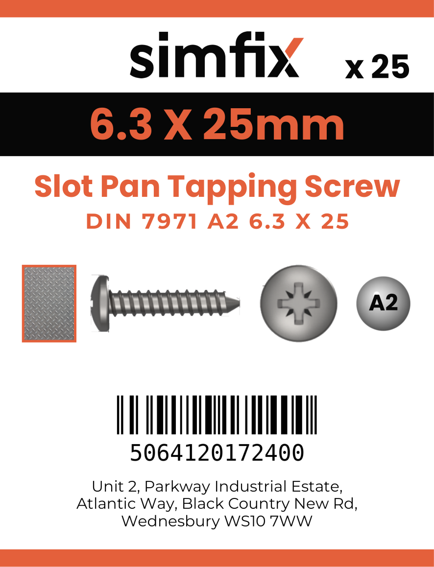 Simfix product label - 7971CA263025-D