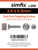 Simfix product label - 7971CA429009-T