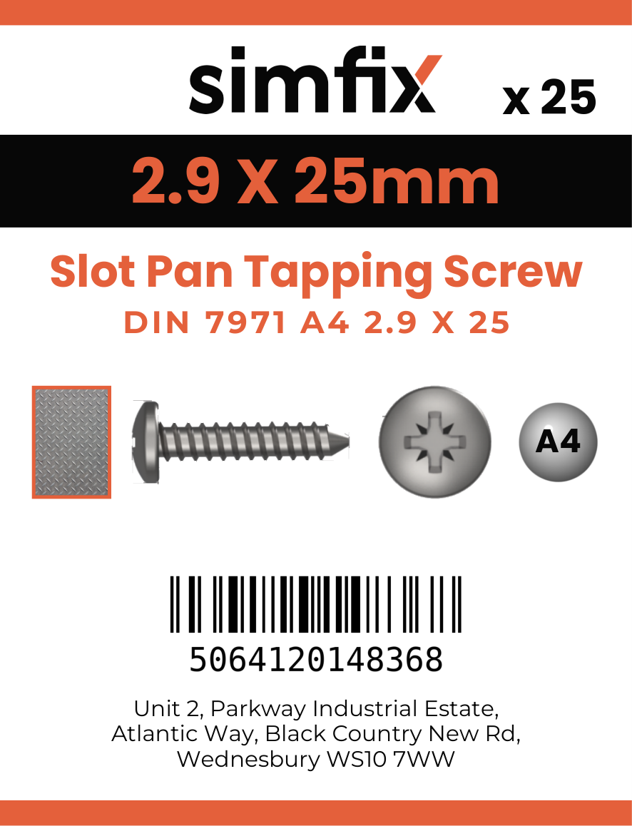 Simfix product label - 7971CA429025-D